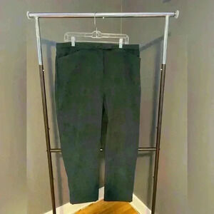 CJ Banks Women's Forest Green dress pants trouser slacks size 14W